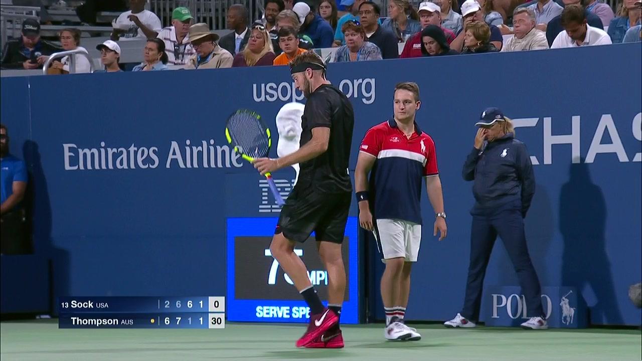 Cognitive Highlight: Jordan Thompson - Round 1 - US Open Highlights ...