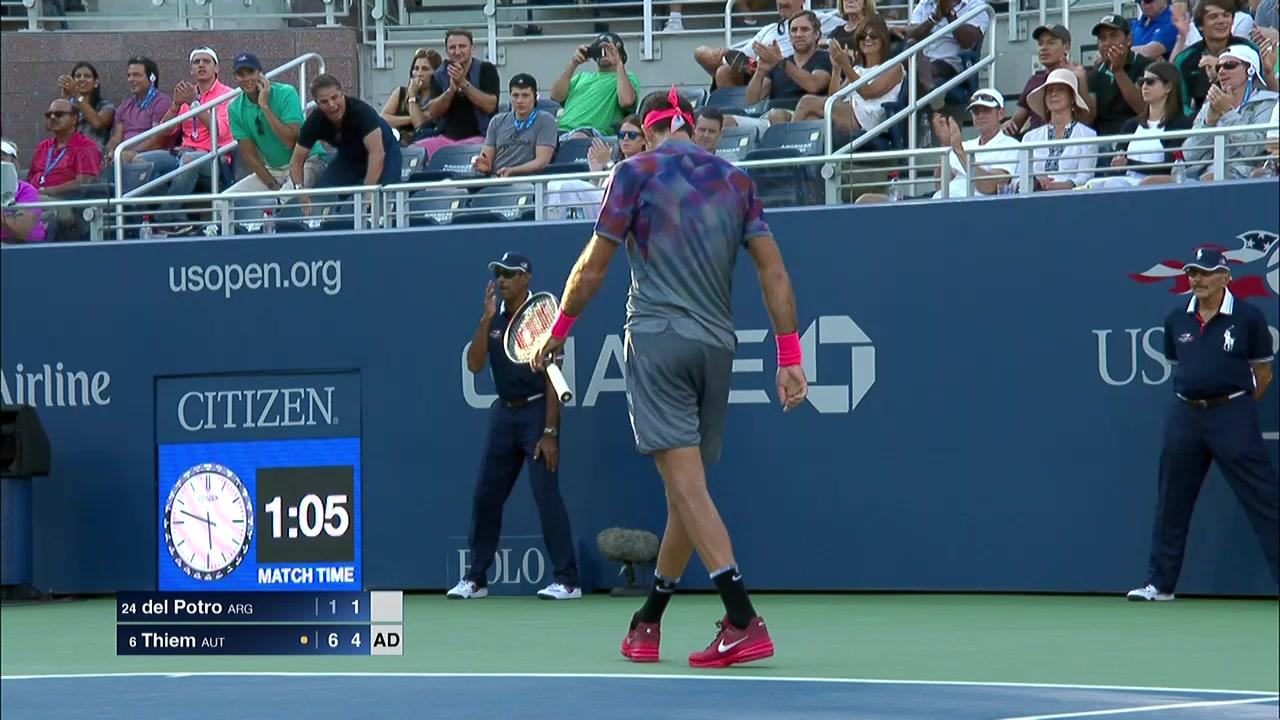 Cognitive Highlight: Juan Martin del Potro - Round 4 - US Open ...