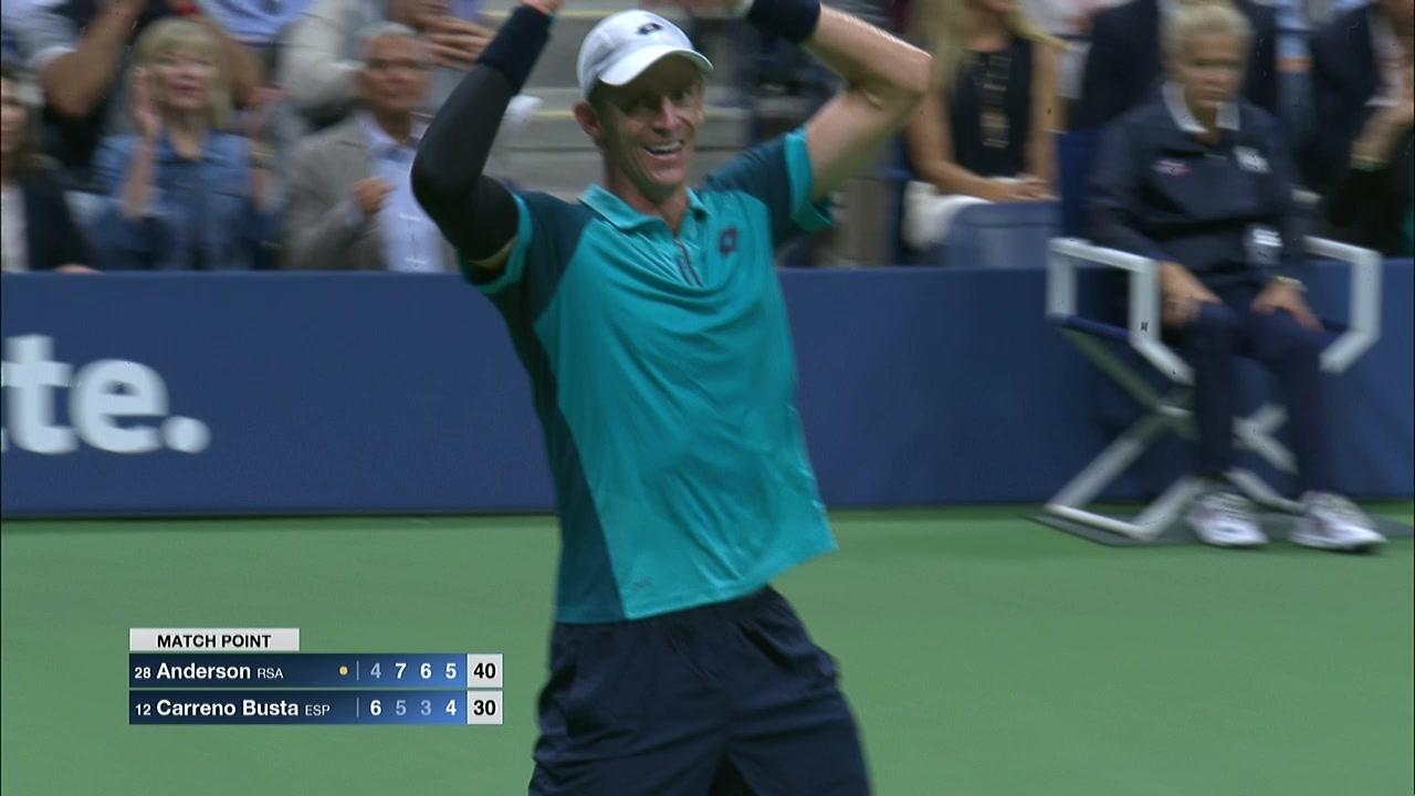 Cognitive Highlight: Kevin Anderson - Semifinal - US Open Highlights ...