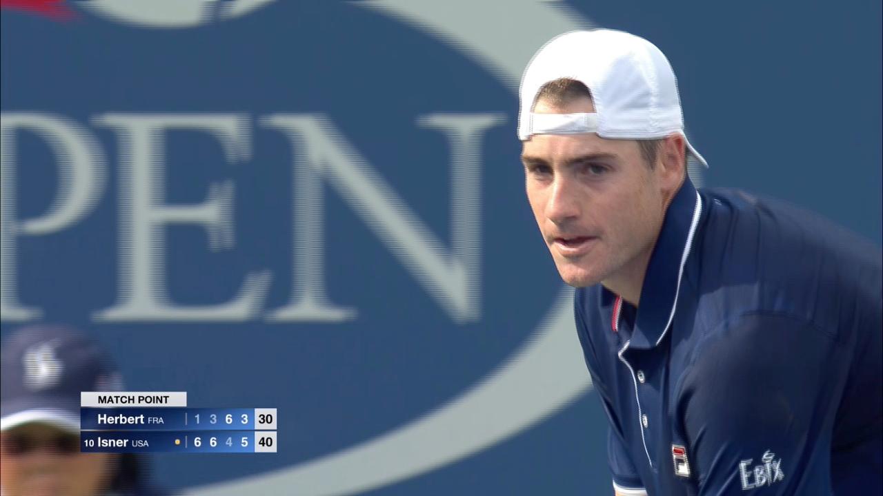 Isner starts fast, beats Herbert in four sets Official Site of the