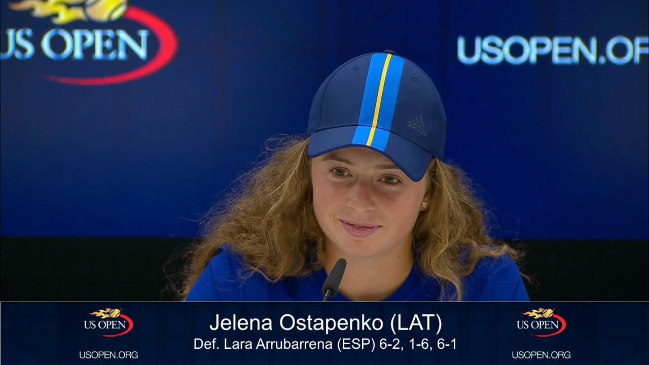 Jelena Ostapenko Interview US Open Highlights & Features Official