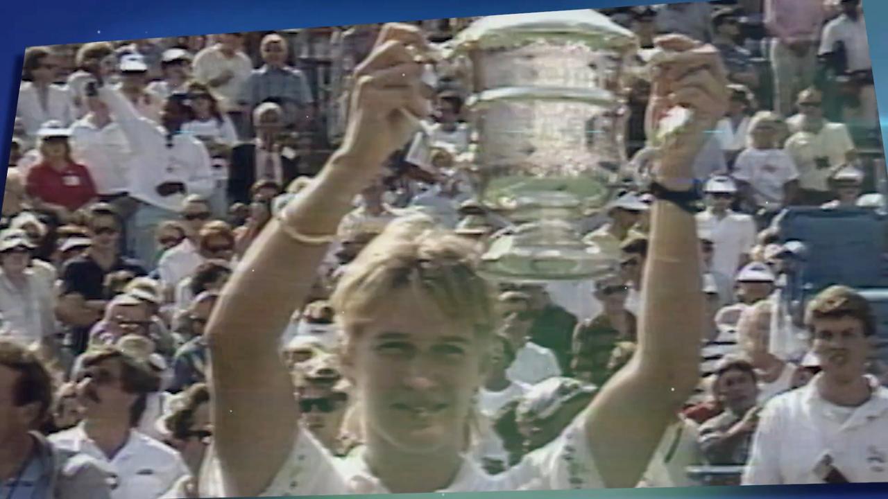 50 Moments That Mattered Steffi Graf wins calendaryear Grand Slam