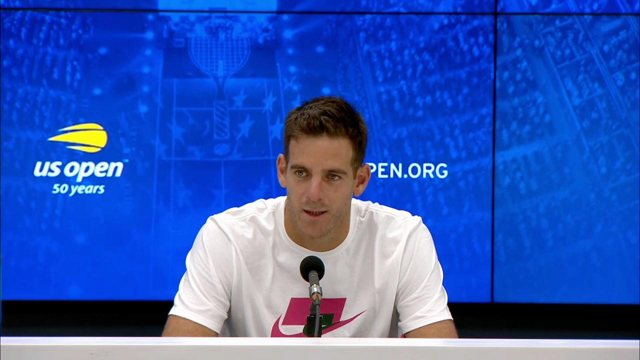 Press conference Juan Martin del Potro US Open Highlights