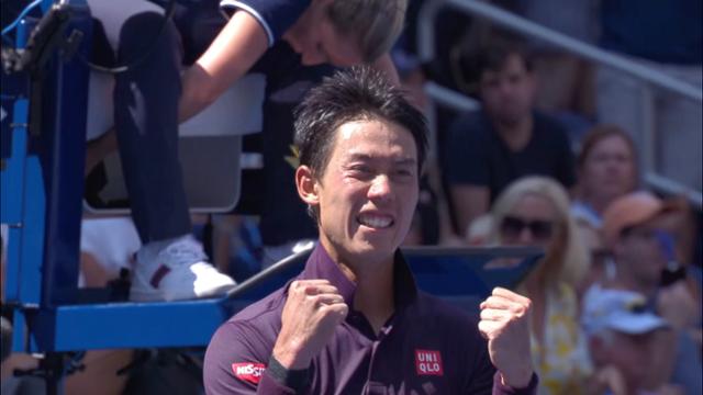 play video Highlights: Kei Nishikori vs. Philipp Kohlschreiber - Round 4