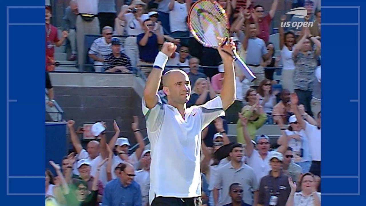 Full Match Video Andre Agassi Vs Lleyton Hewitt 2002 Us Open Mens Singles Semifinals 4435