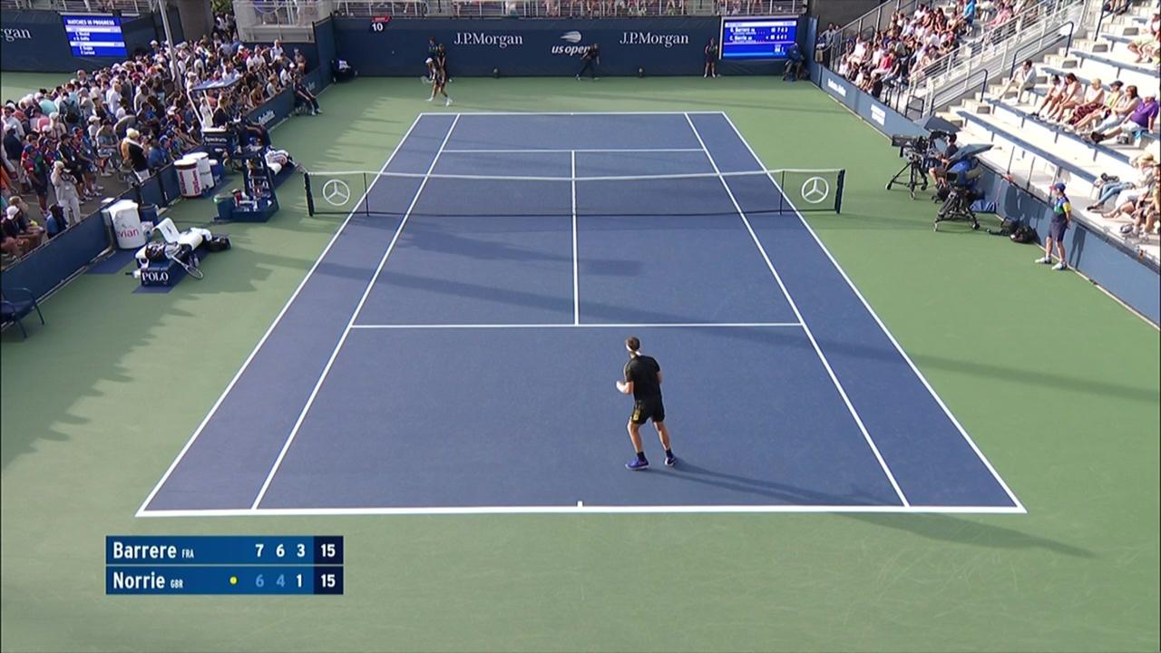 AI Match Highlight Gregoire Barrere vs Cameron Norrie - US Open Highlights and Features - Official Site of the 2023 US Open Tennis Championships
