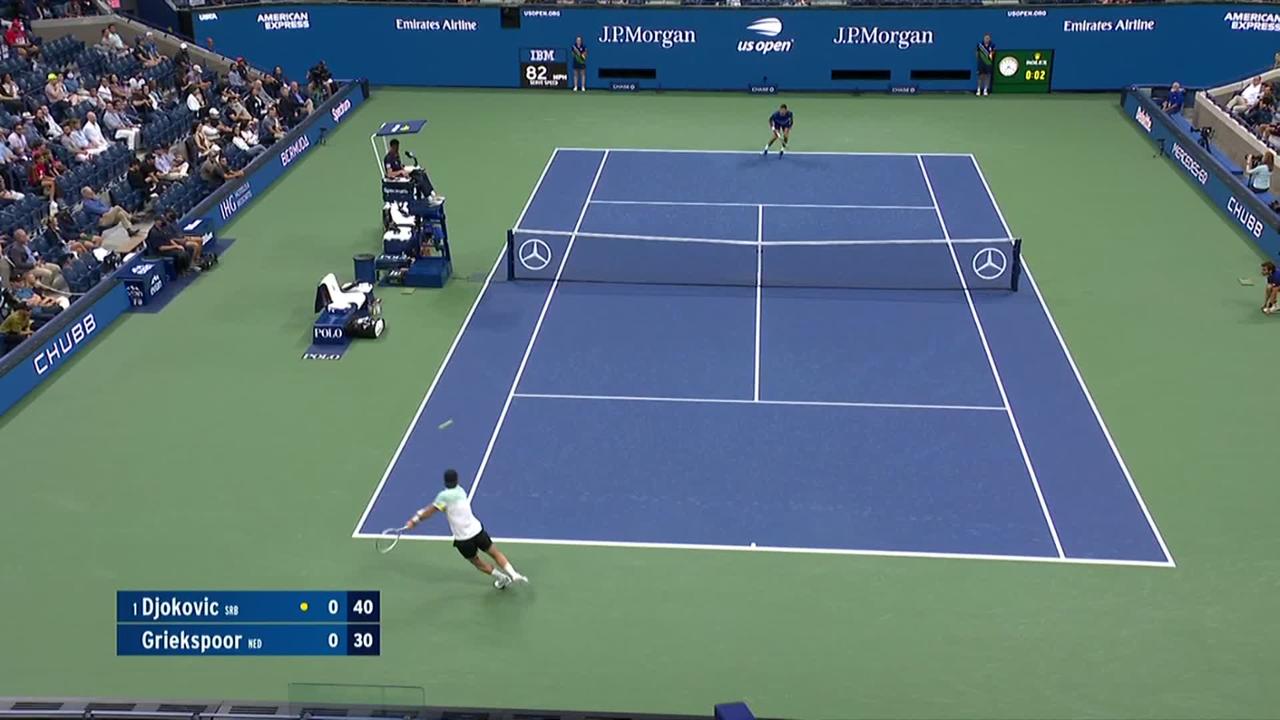 Djokovic vs. Griekspoor R2 Extended Highlights US Open Highlights