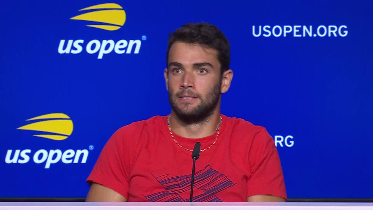 Press Conference Matteo Berrettini, R1 US Open Highlights & Features