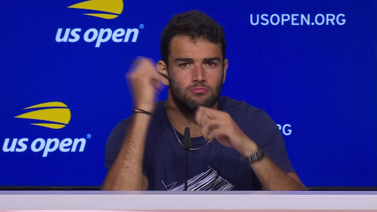 Press Conference Matteo Berrettini, R2 US Open Highlights & Features