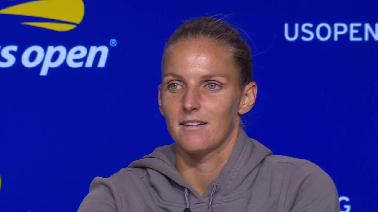 Press Conference Karolina Pliskova, R2 US Open Highlights & Features