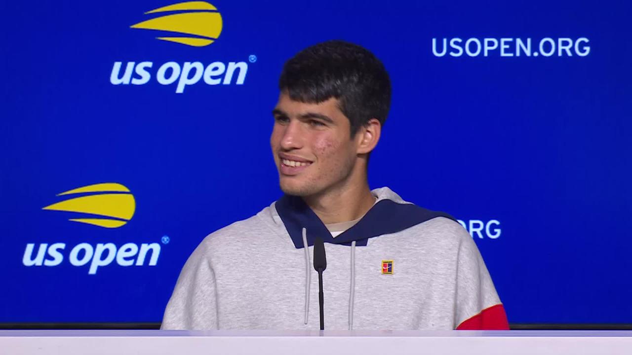 Interview Carlos Alcaraz, Round of 16 2021 US Open Official Site