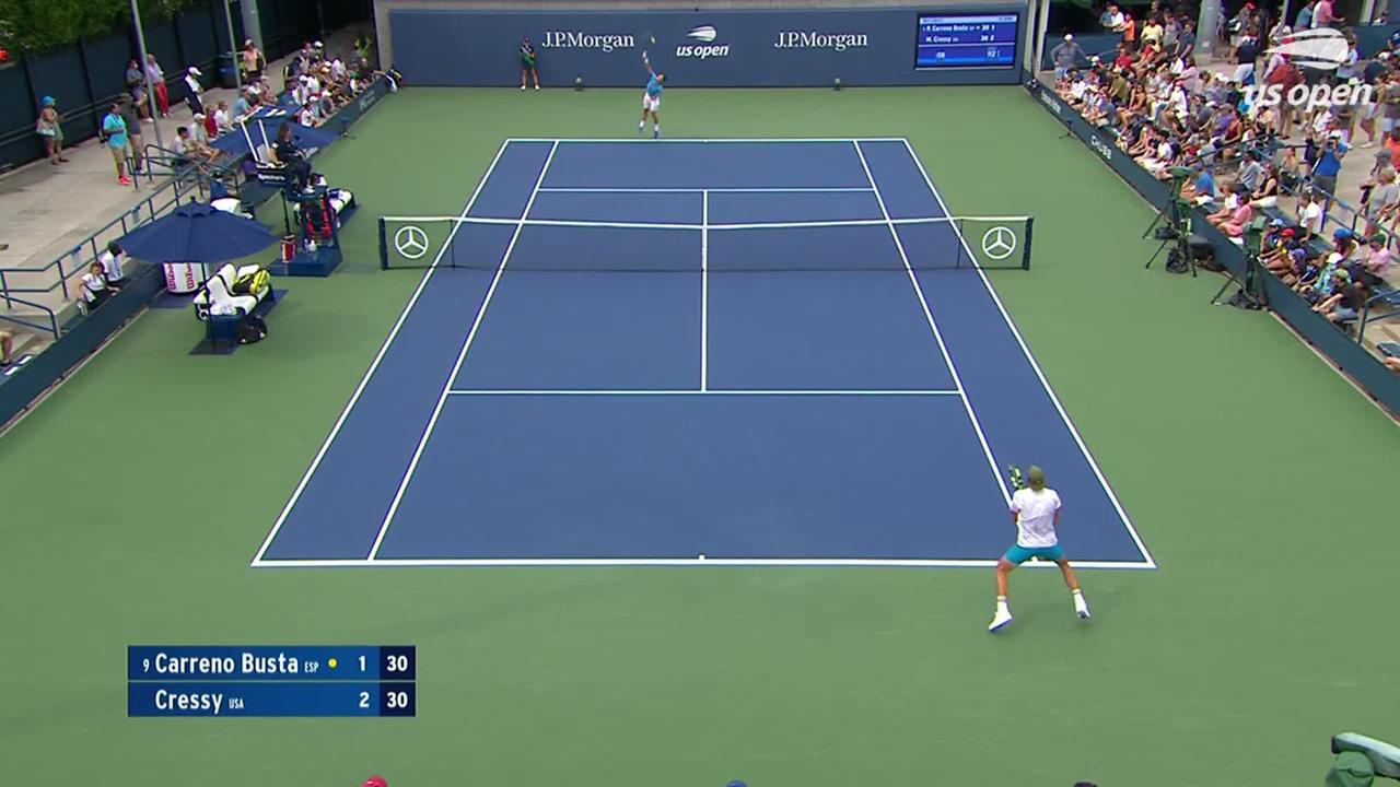 Qualifier Cressy knocks out Carreno Busta Official Site of the 2024