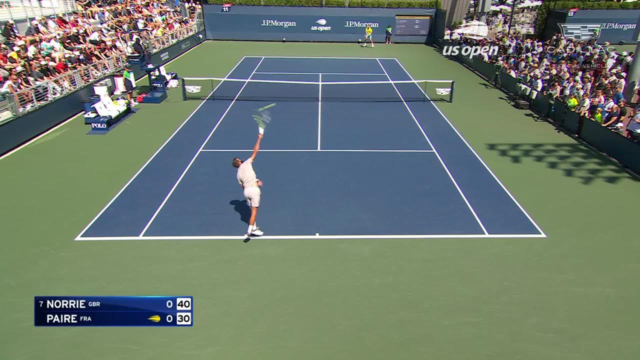 Photos Cameron Norrie vs. Benoit Paire, 2022 US Open first round