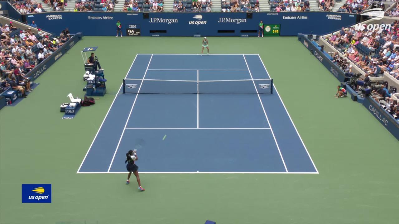 Shuai Zhang vs. Coco Gauff Extended Highlights Round 4 US Open