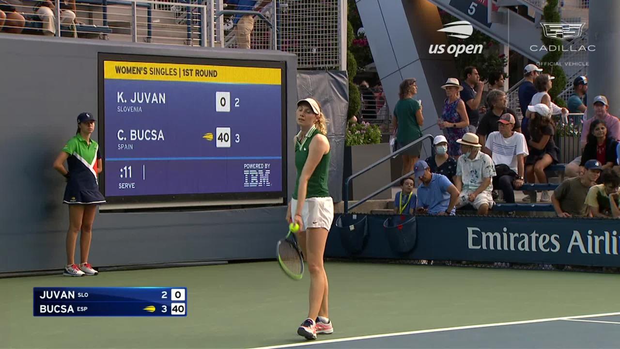 Kaja Juvan Vs Cristina Bucsa Highlights Round 1 Us Open Highlights And Features Official 6937