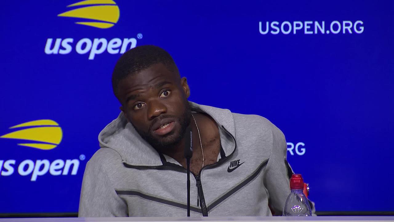 Frances Tiafoe Press Conference Round 1 US Open Highlights