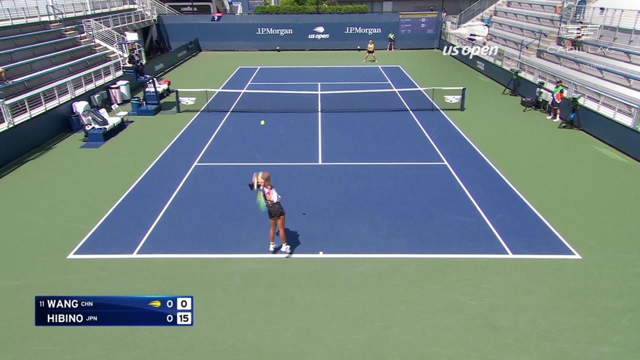 Qiang Wang vs. Nao Hibino Highlights Round 2 Qualifying US Open