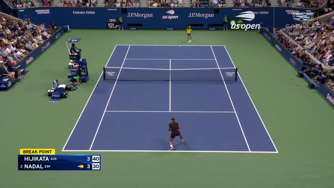 Rinky Hijikata vs. Rafael Nadal Highlights Round 1 US Open