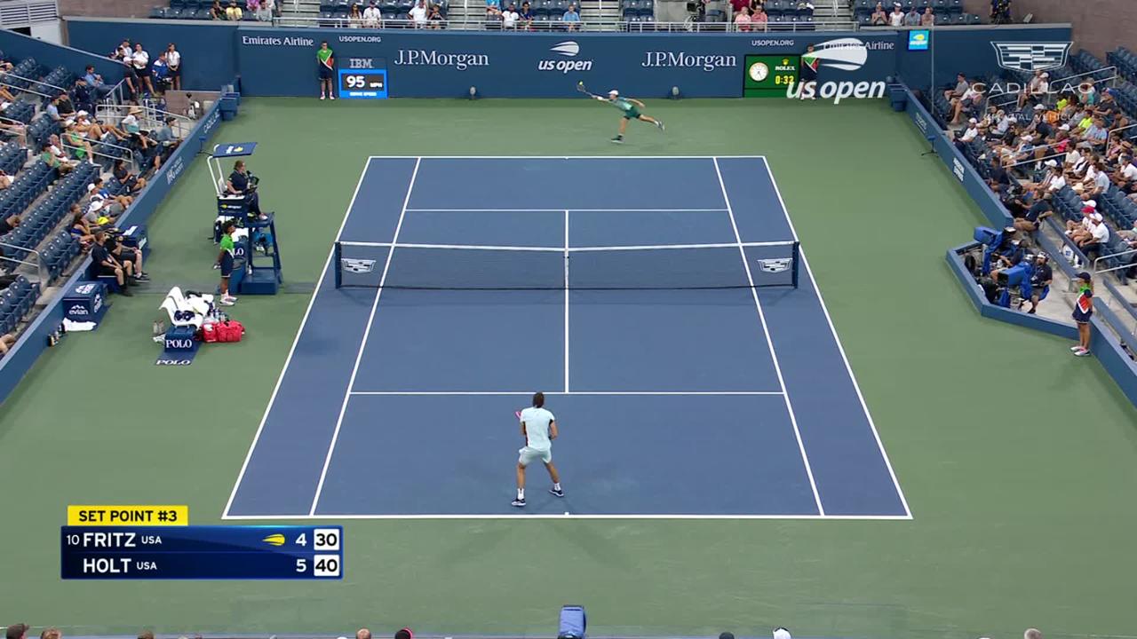 Taylor Fritz vs. Brandon Holt Highlights Round 1 US Open Highlights