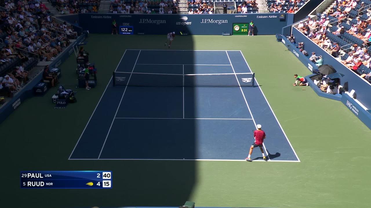 Top 5 Exceptional Rallies of the Day | Day 5 - US Open Highlights ...