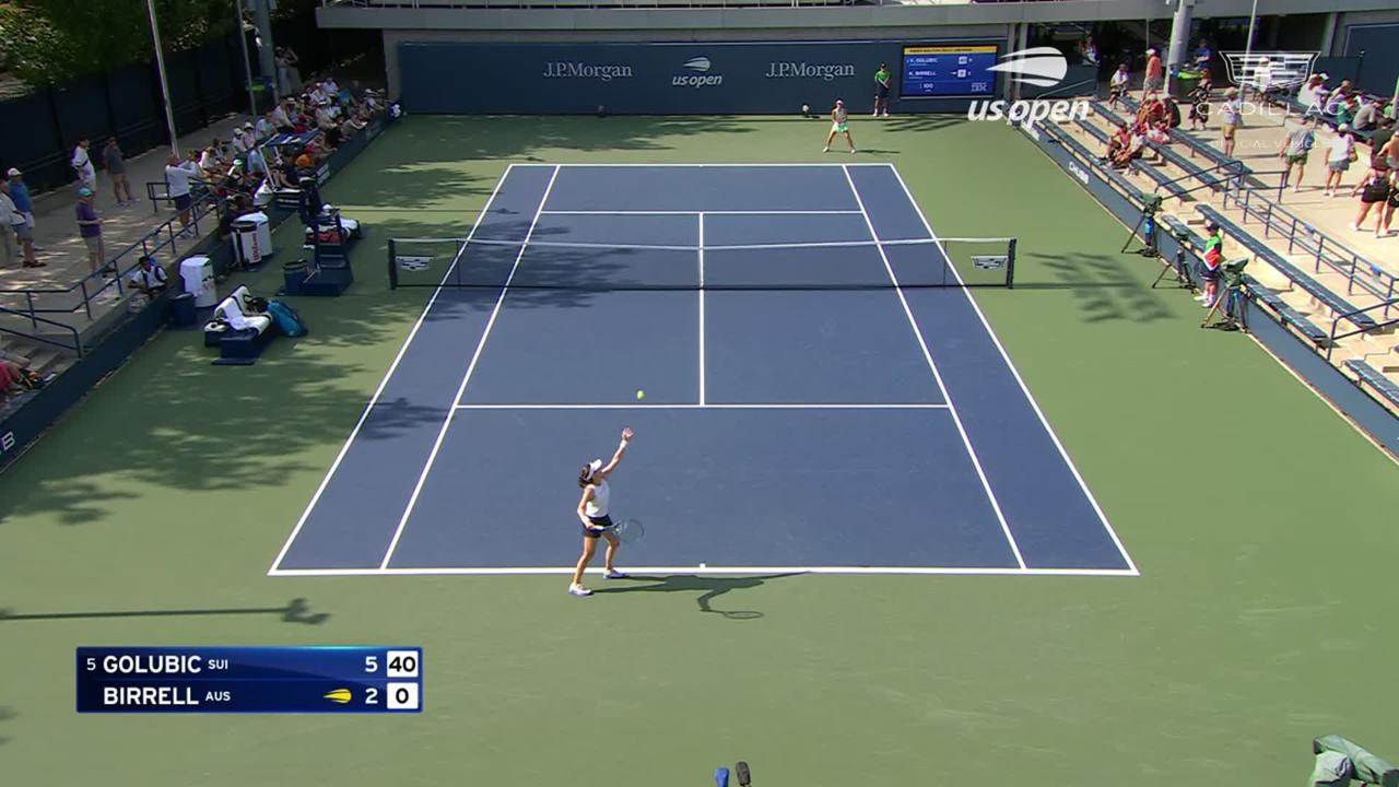 Viktorija Golubic vs. Kimberly Birrell Highlights Round 2 Qualifying