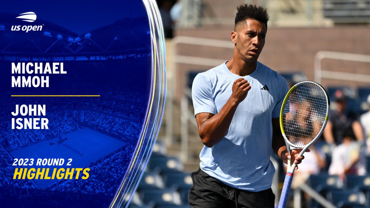 Michael Mmoh defeats John Isner in the final match of Isners career - Official Site of the 2023 US Open Tennis Championships