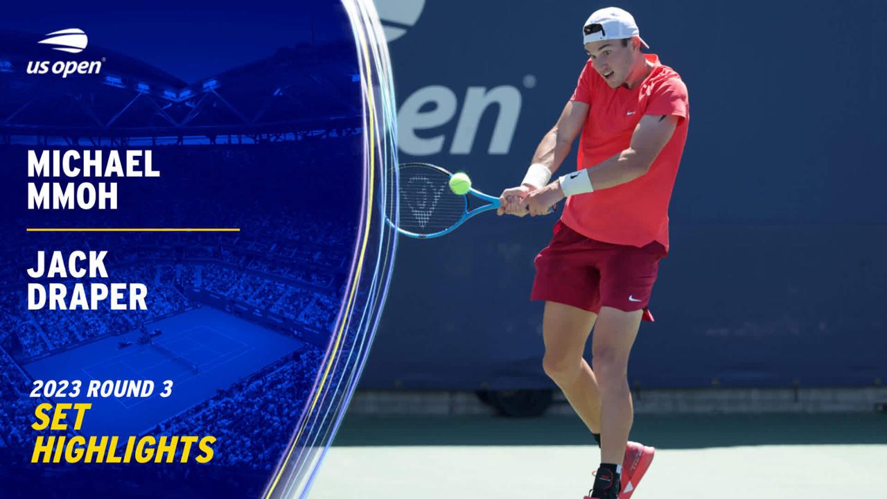 Brit Draper breaks Mmoh in 6-4, 6-2, 3-6, 6-3 in Round 3 at 2023 US Open - Official Site of the 2023 US Open Tennis Championships