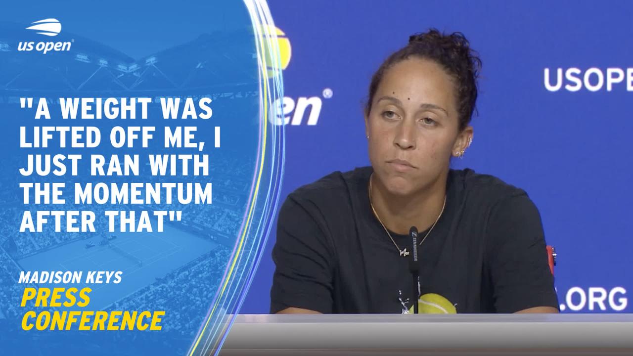 Madison Keys Press Conference Round 3 US Open Highlights & Features