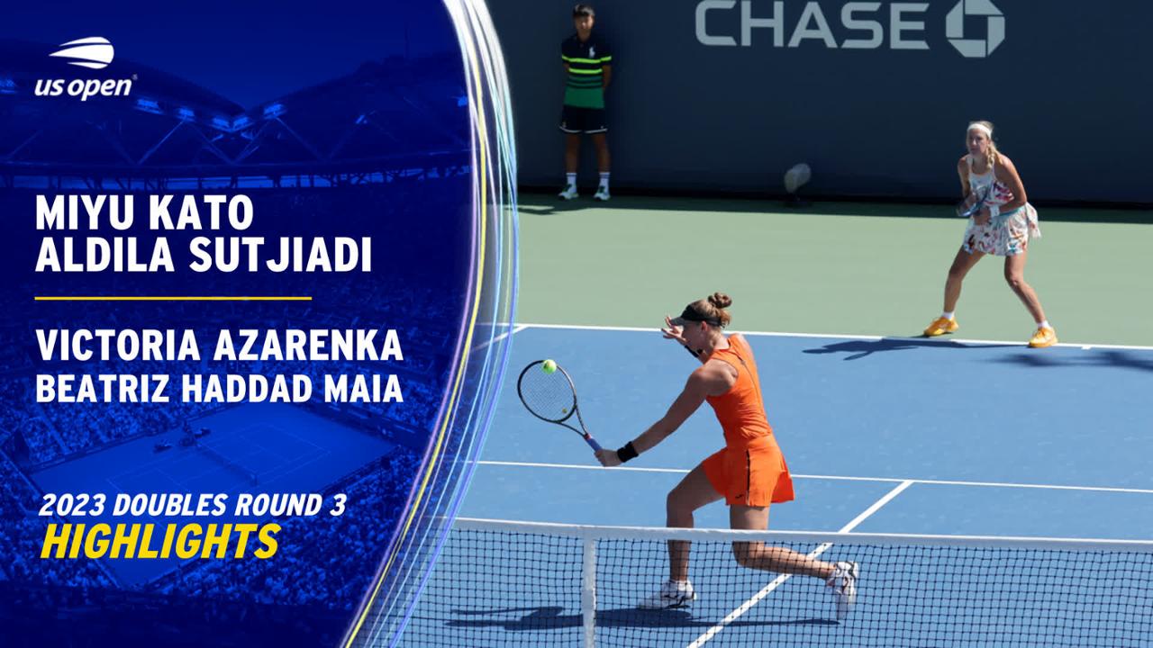 Azarenka and Haddad Maia are a perfect doubles pair at the 2023 US Open