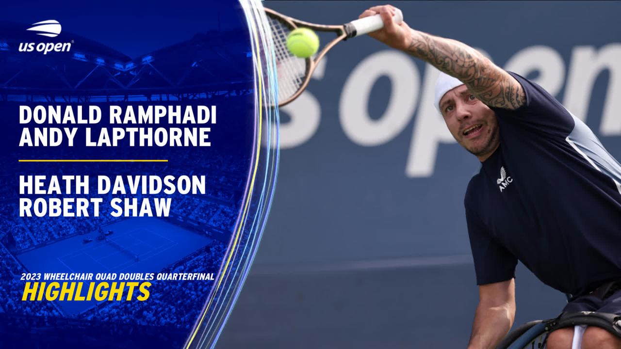 Mathewson, Tanaka win match tiebreak in 2023 US Open wheelchair doubles