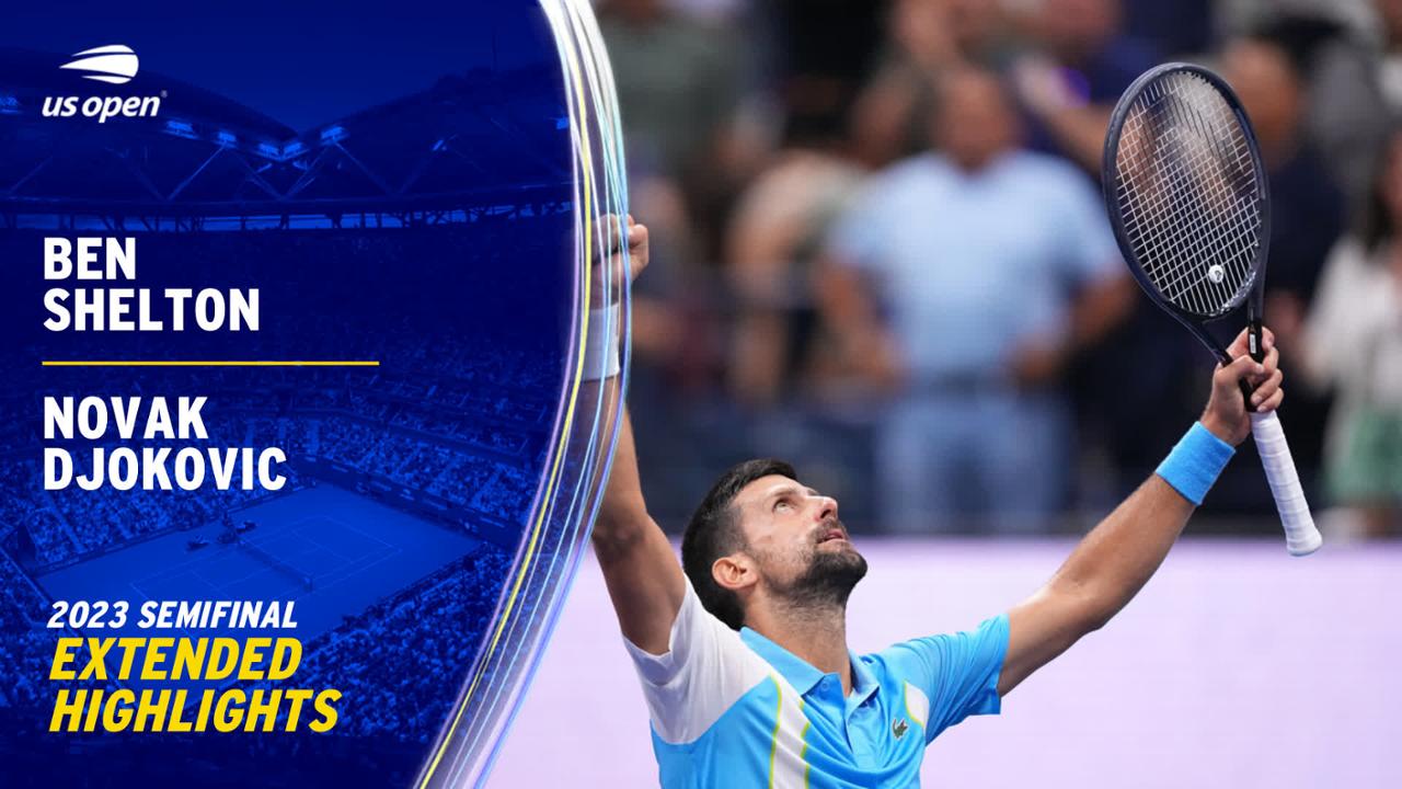 Shelton vs. Djokovic Extended Highlights Semifinal US Open Highlights & Features Official