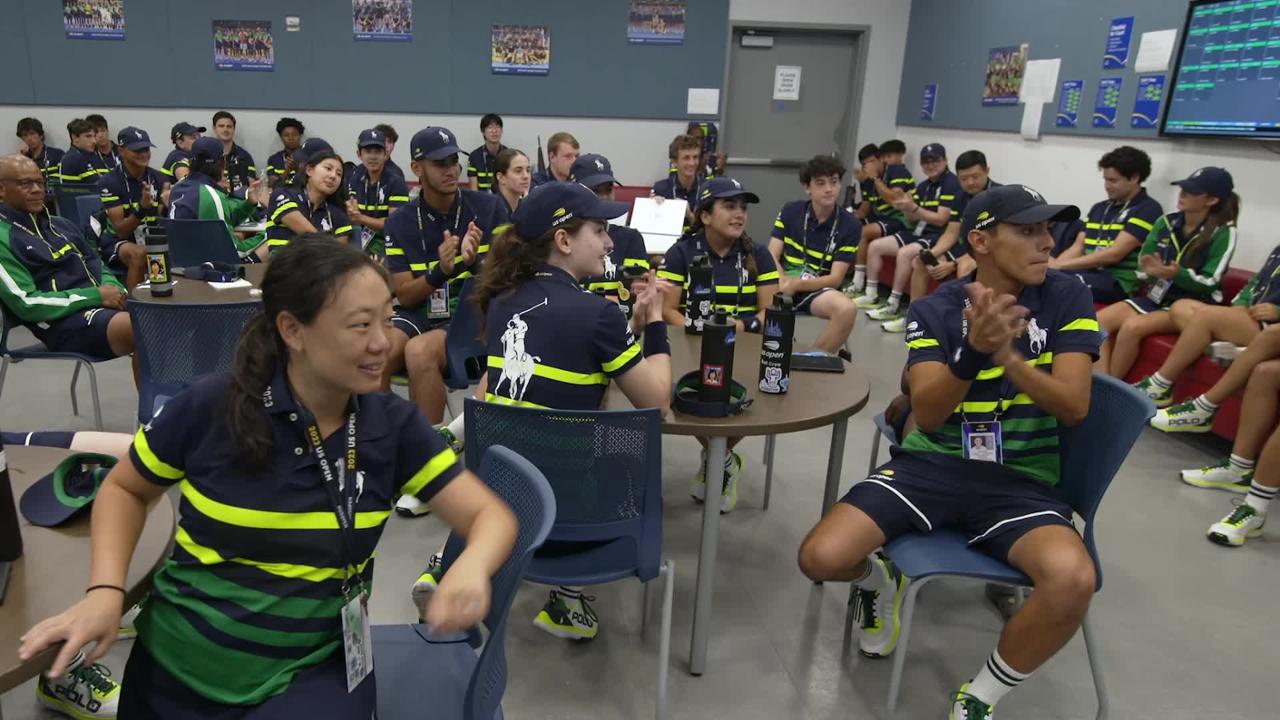 US Open Kidcasters meet US Open Ball Crew - US Open Highlights ...
