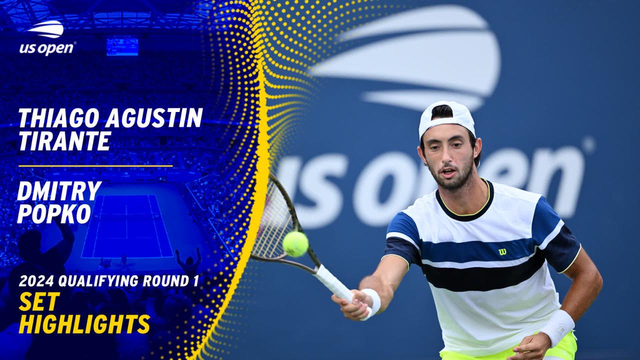 Tirante vs. Popko Qualifying Round 1, Set 2 US Open Highlights