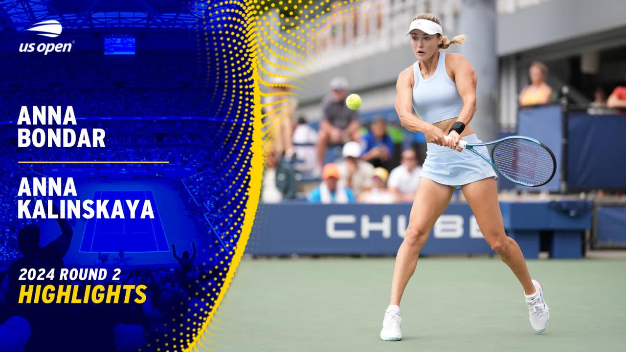 Anna Kalinskaya Beats Anna Bondar To Reach Round 3 Of 2024 US Open 1280x720 