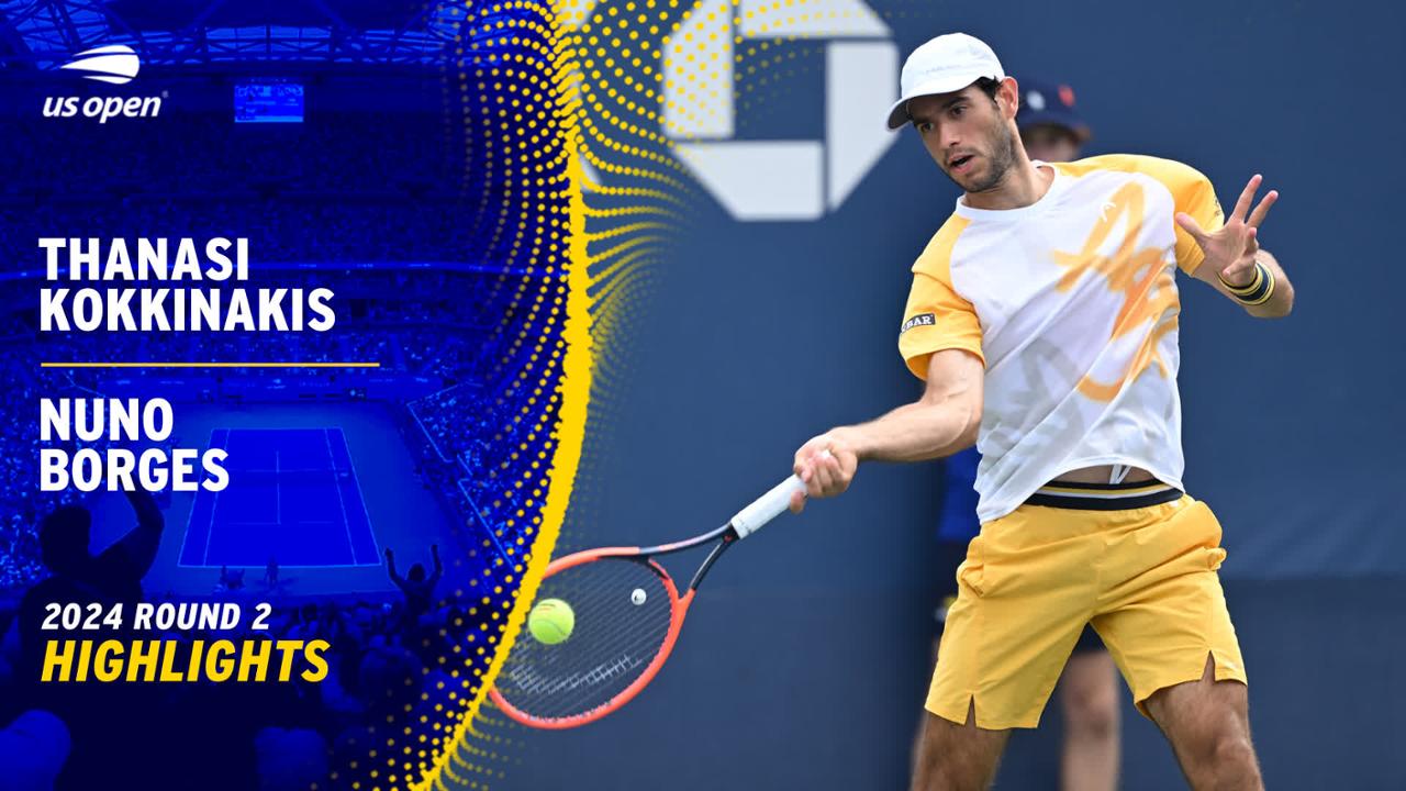 Nuno advances past Thanasi Kokkinakis at the 2024 US Open