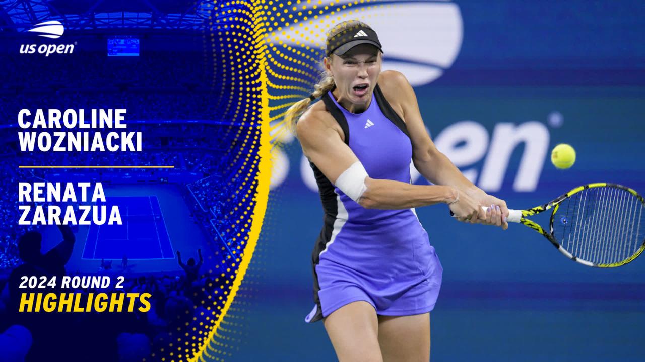 Wozniacki fights off Zarazua’s challenge in 2024 US Open second round